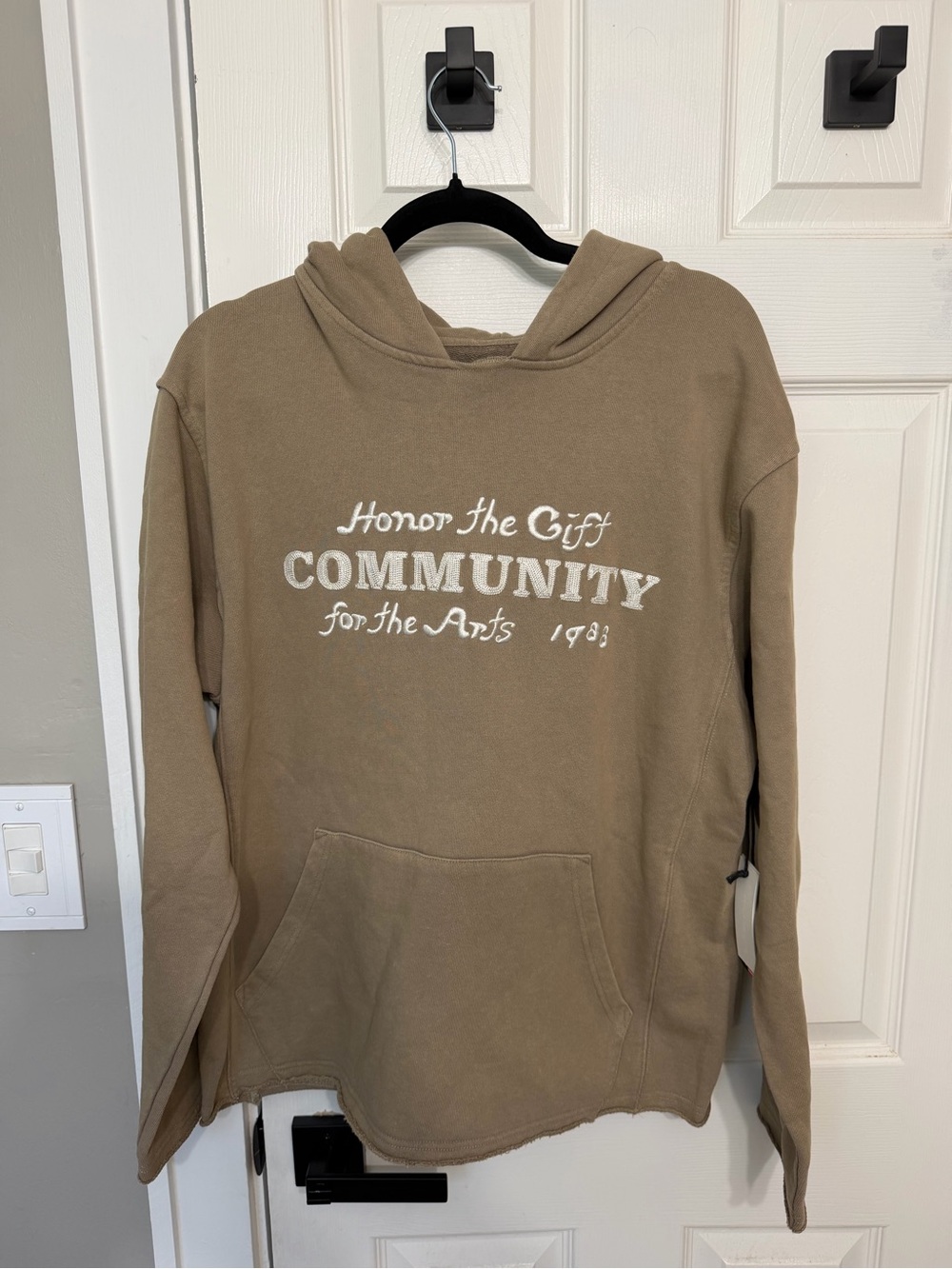 'Honor the Gift' Brown Hoodie Small